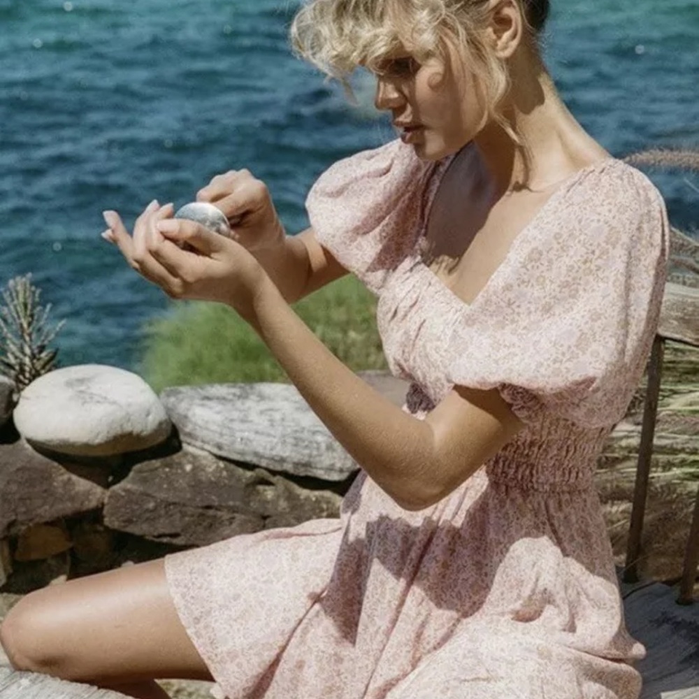 Spell Pink Floral Mini Dress - Picture 4 of 9